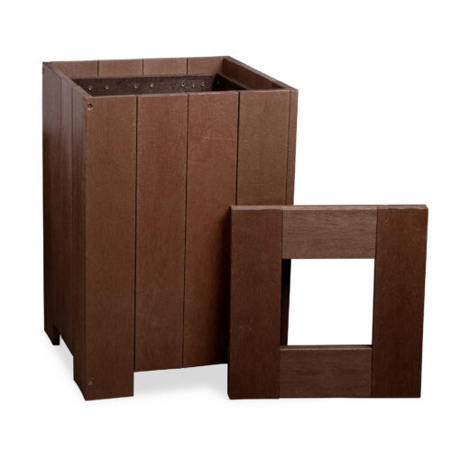 EcoWood Trash Container